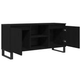 TV Cabinet Black Oak 104 x 35 x 50 cm Engineered Wood 881937