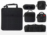 Car Tactical Seat Back Vehicle System Panel Organizer Packet Storage Bag UK 09274201