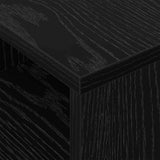 End Table 2 pcs Black Oak 30.5 x 30 x 45 cm Engineered Wood 890899