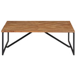 ZNTS Coffee Table 110x110x36 cm Solid Acacia Wood 247699