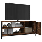 TV Cabinet Smoked Oak 100x40x45 cm Engineered Wood 826302