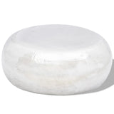 Hammered Aluminium Coffee Table Silver 242322