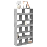 Bookcase Grey Sonoma 100x33x187.5 cm Engineered Wood 3309380