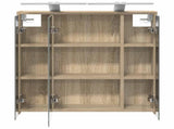 Bathroom Mirror Cabinet Sonoma Oak 63.5 x 16 x 62.5 cm 889161