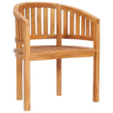 Garden Chair Natural Teak Solid Teak Wood Medium Durable 48018