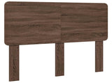 Bed Frame with Headboard Brown Oak 120 x 200 cm Solid Pine Wood 3412512