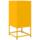 ZNTS Bedside Cabinet Mustard Yellow 36x39x78 cm Cold-rolled Steel 853413