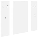 Wall-Mounted Coat Rack White 96 x 1.5 x 90 cm Engineered wood 874531