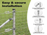 Ground Spike Fence Post 13 pcs Silver Powder-Coated Steel 42004271