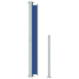 Patio Retractable Side Awning 180x500 cm Blue 313409