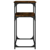 Console Table Smoked Oak 100x35.5x75 cm Engineered Wood 834067