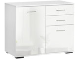 Modern High Gloss Sideboard Storage Cabinet Table Chest of Drawers for Bedroom Living Room Storage T3398P343511