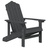 Garden Chair Anthracite High Density Polyethylene , Steel 3095705