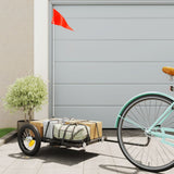 Bike Trailer Black 122x53x28 cm Iron 94204