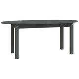 Coffee Table Grey 110x55x45 cm Solid Wood Pine 822344