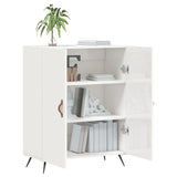 Sideboard High Gloss White 69.5x34x90 cm Engineered Wood 827694