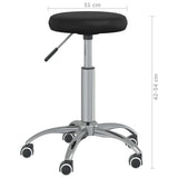 Office Swivel Chair Black Faux Leather 333152