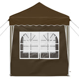 Pop-up Party Tent 195 x 195 x 245 cm Taupe Oxford Fabric 42019740