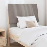 Upholstered Headboard Taupe 80 cm Solid Pine Wood 879422