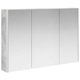 Bathroom Cabinet Set 4 pcs Concrete Grey Engineered Wood 3406626