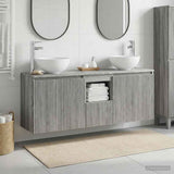 Bathroom Cabinet Set 3 pcs Grey Sonoma 49.5 x 35 x 63 cm 3405623