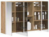 Bathroom Mirror Cabinet Artisian Oak 63.5 x 15.5 x 60.5 cm 889254
