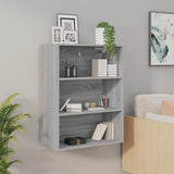 Hanging Wall Cabinet Grey Sonoma 69.5x32.5x90 cm 817400