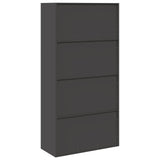 Storage Cabinet Black 90 x 40 x 180 cm Steel 3406166