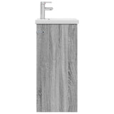 Bathroom Vanity with Sink Grey Sonoma 42 x 40 x 84.5 cm 890725