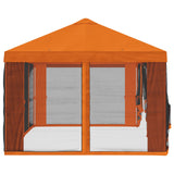Gazebo Cover with Sidewalls Orange 600.5 x 300.5 cm Polyester 900443