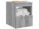 Bathroom Cabinet Grey Sonoma 30 x 35 x 50 cm Engineered Wood 890488