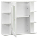 Bathroom Mirror Cabinet White 66x17x63 cm MDF 323601