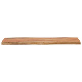 Table Top 100x40x2.5 cm Rectangular Solid Wood Acacia Live Edge 370612