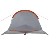 Backpacking Tent Grey and Orange 4-Person 42018573