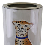 Ceramic Umbrella Stand, Leopard Design CHA825