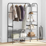Clothes Rack with Shelf Grey 120 x 44 x 160 cm Engineered Wood 868448