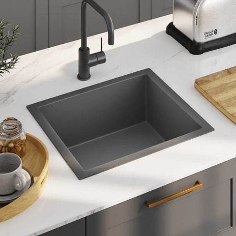 Handmade Kitchen Sink Black Stainless Steel 51503