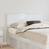 Headboard Gloss White Engineered wood 888434