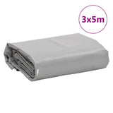 Tarpaulin Grey 3x5 m 650 g/m 156110