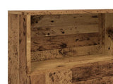 Headboard Cabinet Old Wood 140x19x103.5 cm 856868