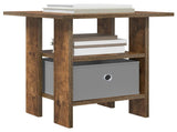 Bedside Table 2 pcs Smoked Oak 41 x 40 x 45 cm Engineered Wood 8000429