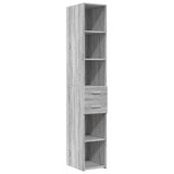 Highboard Grey Sonoma 30x42.5x185 cm Engineered Wood 846241
