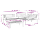 Pallet Sofa Set Natural Wood Solid acacia wood Standard Modular 3209308