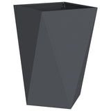 Planter 2 pcs Anthracite 50 x 50 x 75 cm Steel 883799