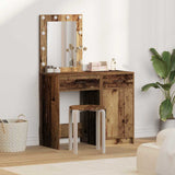 Dressing Table 2 pcs Brown 50 x 41 x 135 cm Engineered wood 3334243