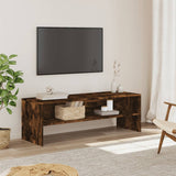 TV Cabinet Smoked Oak 120x40x40 cm Engineered Wood 835564