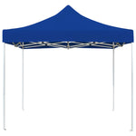 ZNTS Professional Folding Party Tent Aluminium 2x2 m Blue 48926