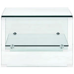 ZNTS Coffee Table Clear 50x45x33 cm Tempered Glass 284744