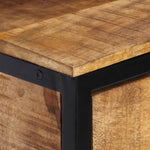 ZNTS Bedside Cabinet 40x35x40 cm Solid Wood Mango 358916