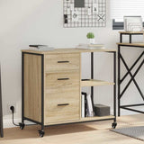 Cabinet with Charging Station Sonoma Oak 76 x 41 x 72 cm 859836